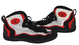 Michael Jordan 1998 “Last Dance” Season Owned & Work Out Worn One-of-a-Kind Custom Made Air Jordan Shoes (Ex-Trainer LOA)