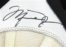Michael Jordan Signed Air Jordan XI Shoes Game Worn by Bill Wennington (Ex-Trainer LOA)