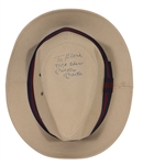 Mickey Mantle Owned and Worn Signed & Inscribed Hat (JSA, Mickey Mantle Museum)
