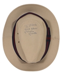 Mickey Mantle Owned and Worn Signed & Inscribed Hat (JSA & Mickey Mantle Museum)