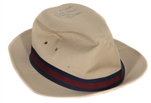 Mickey Mantle Owned and Worn Signed & Inscribed Hat (JSA & Mickey Mantle Museum)