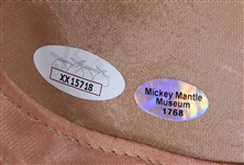 Mickey Mantle Owned and Worn Signed & Inscribed Hat (JSA & Mickey Mantle Museum)