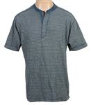 Nirvana Kurt Cobain Owned & Stage Used Blue Striped Shirt