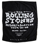 Rolling Stones Bridges to Babylon Milan Italy Tour Travel Bag