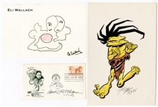 Comic and Celebrity Signed Drawings (5)