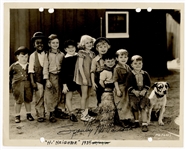 Spanky McFarland (Our Gang) Signed Photographs (2)