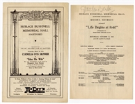 Celebrity Signed Vintage Theater Programs (including Mae West and Milton Berle)