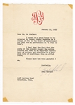 Judy Garland Secretarial Signed Photographs (2) and Letter