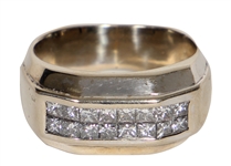 Tupac Shakur Owned & Worn Gold and Diamond Ring