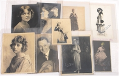 A Collection of Signed Silent Movie Stars
