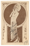Female Impersonator Francis Renault Signed Postcard (1930)