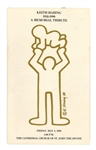 Memorial Card - Keith Haring Special Funeral Program