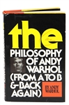 Andy Warhol Signed "The Philosophy of Andy Warhol from A to B & Back Again" (JSA)