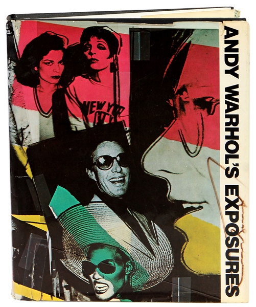 Andy Warhol Signed  "Andy Warhols Exposures" (JSA)