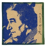 Andy Warhol 1973 Signed Golda Meir Silkscreen On Felt (JSA)