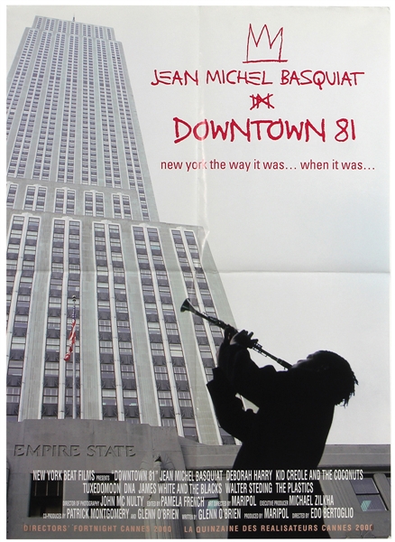 Jean-Michel Basqiuat Downtown 81 Original Photo Press Packet with Poster