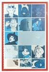 Andy Warhol 1981 Color Proof Sheet of Myth Announcement Card