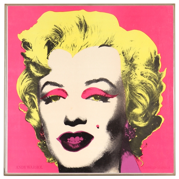 Andy Warhol “Marylin Monroe” 1981 Castelli Graphics Invitation
