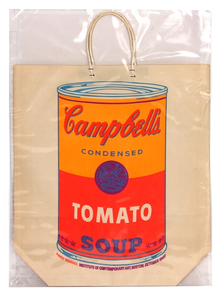 Andy Warhol 1966 “Campbell’s Soup Bag”