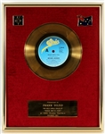 Michael Jackson "Rock With You" Original CBS Records Australia In-House Gold Single Record Award Presented to Manager Frank DiLeo