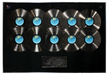 Michael Jackson "Thriller" CBS Records Australia Over-Sized Multi-Platinum Record Album Award Display Presented to Frank DiLeo