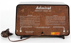Adventures of Superman Extremely Rare 1950's TV Series Screen Used Vintage Admiral Radio Owned by Jack Larson (Jimmy Olsen)