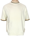 James Brown Owned and Worn Cream Colored Shirt Circa 1960s