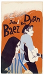 Bob Dylan & Joan Baez Original 1965 Concert Handbill