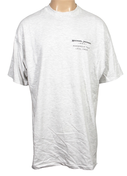Michael Jackson Owned Dangerous Tour Crew T-Shirt