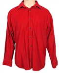 Michael Jackson Owned & Worn Iconic Red Button-Down T-Shirt Photo Matched (Frank Cascio)