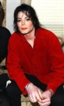 Michael Jackson Owned & Worn Iconic Red Button-Down T-Shirt Photo Matched (Frank Cascio)
