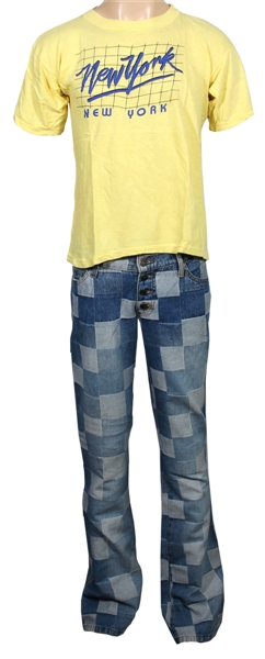 Michael Jackson Owned & Worn New York City Shirt & Jeans (Frank Cascio)