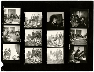 Jimi Hendrix 1968 Original Contact Sheets
