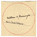 Kurt Cobain and William S. Burroughs Signed Collaboration Record Sleeve Artwork, Various Original Recordings, Contact Sheets, and Documents
