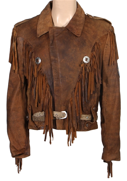 The Escape Club “Wild, Wild West” Leather Fringe Tour Jacket