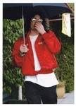 Michael Jackson Owned & Worn Excalibur Las Vegas Hotel & Casino Red Satin Jacket