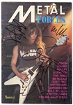 Metallica Band Signed "Metal Forces" Magazine (JSA & REAL)