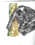 Elvis Presley Owned & Worn Leather Patchwork Jacket with Fur Trim