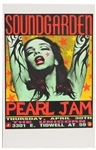 Frank Kozik Soundgarden Pearl Jam The Unicorn Green Lady Poster Proof