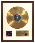 The Beatles “Rubber Soul” Original RIAA White Matte Album Gold Record Award Presented to The Beatles