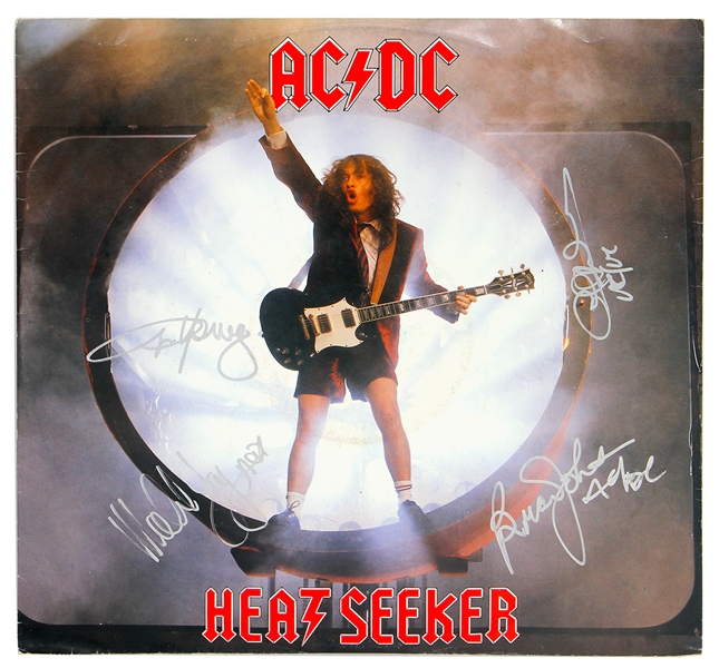 AC/DC Signed “Heatseeker” Single (REAL)
