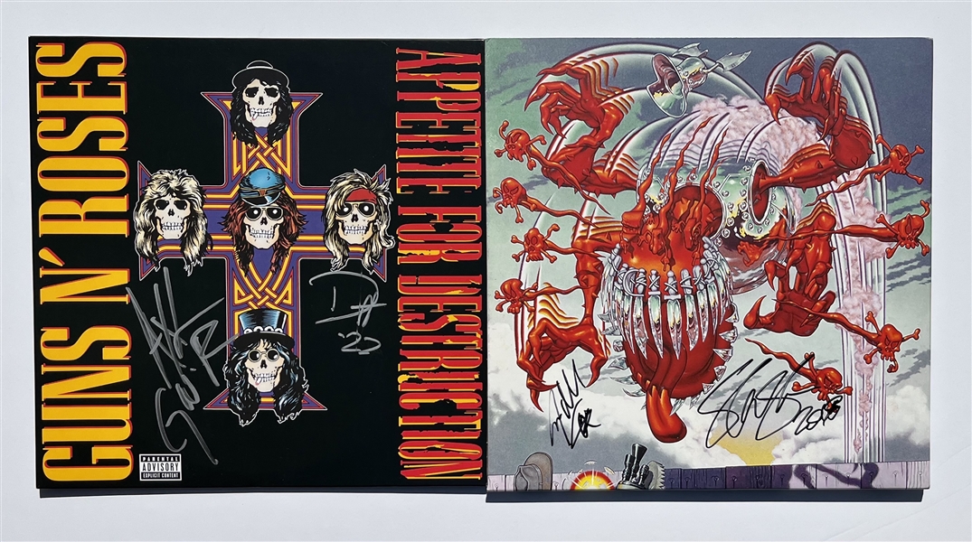 Guns N Roses Band Signed “Appetite for Destruction” Albums (REAL)