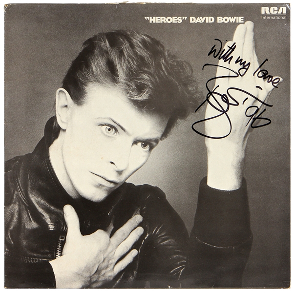 David Bowie Signed "Heroes" Album (David Bowie Autographs)