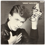 David Bowie Signed "Heroes" Album (David Bowie Autographs)