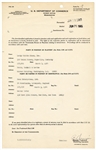  The Beatles Original Historic U.S Trademark Signed Contract For The Name The Beatles (Caiazzo)