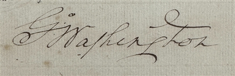George Washington Signed Presidential Appointment for Declaration of Independence Signer William Ellery (Beckett)  