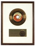 The Beatles “Can’t Buy Me Love” RIAA White Matte Original First Presentation “Coin” Award Presented to The Beatles