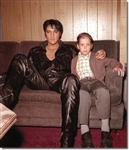 Elvis Presley Owned and Worn Brown Leather Boots