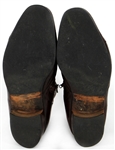 Elvis Presley Owned and Worn Brown Leather Boots