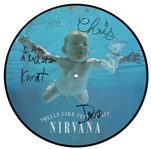  Nirvana Signed Smells Like Teen Spirit 12 Picture Disc with Cobain I Am A Rock Star Inscription (JSA & REAL) 